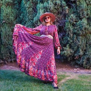 Floral Print Maxi Dress